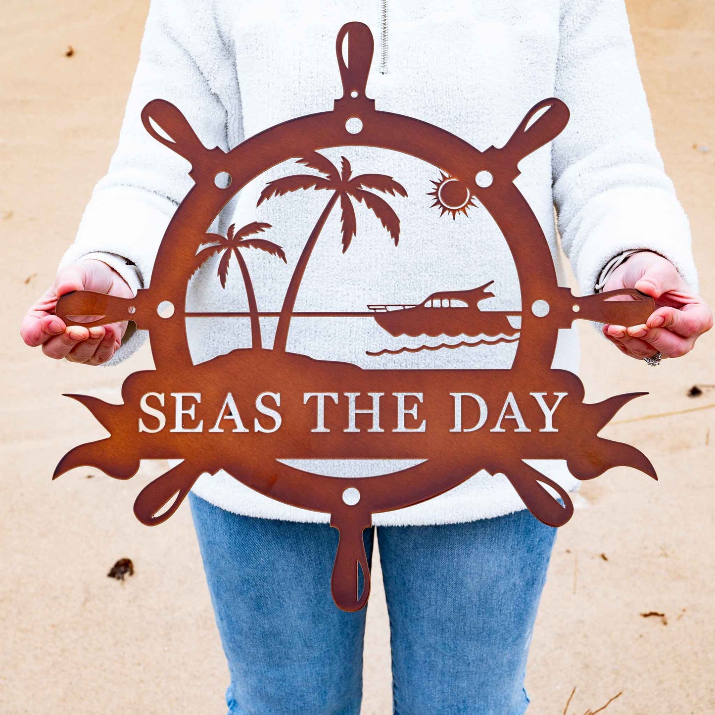 Yacht Wheel Monogram