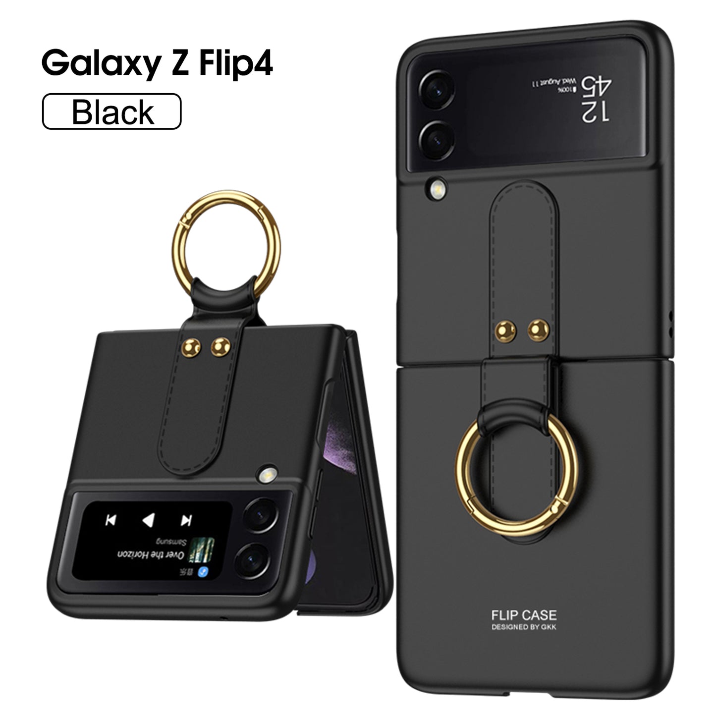 Ultra-Thin Galaxy Z Flip4 5G All-inclusive Electroplating Ring Case