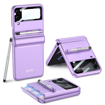 Magnetic All-included Shockproof Plastic Hard Case Cover For Samsung Galaxy Z Flip 3 5G Case