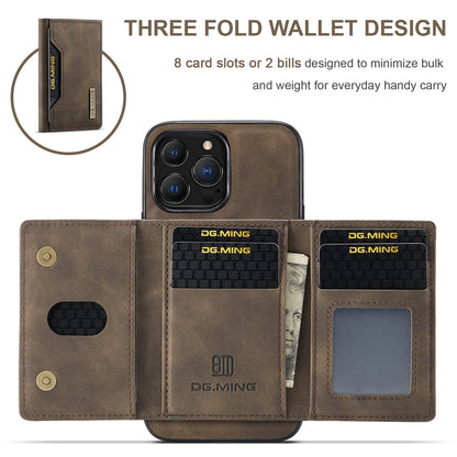 Leather 2 in 1 Detachable Back Cover For iPhone 14 13 Wallet Case with Card Holder