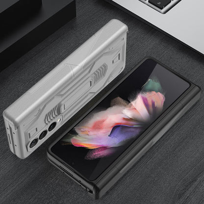 Magnetic Armor All-included Hinge Holder Case For Samsung Galaxy Z Fold 3 5G