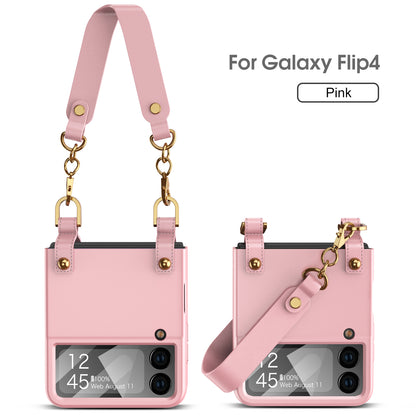 Handbag Style Samsung Galaxy Z Flip4 5G Case With Wristband