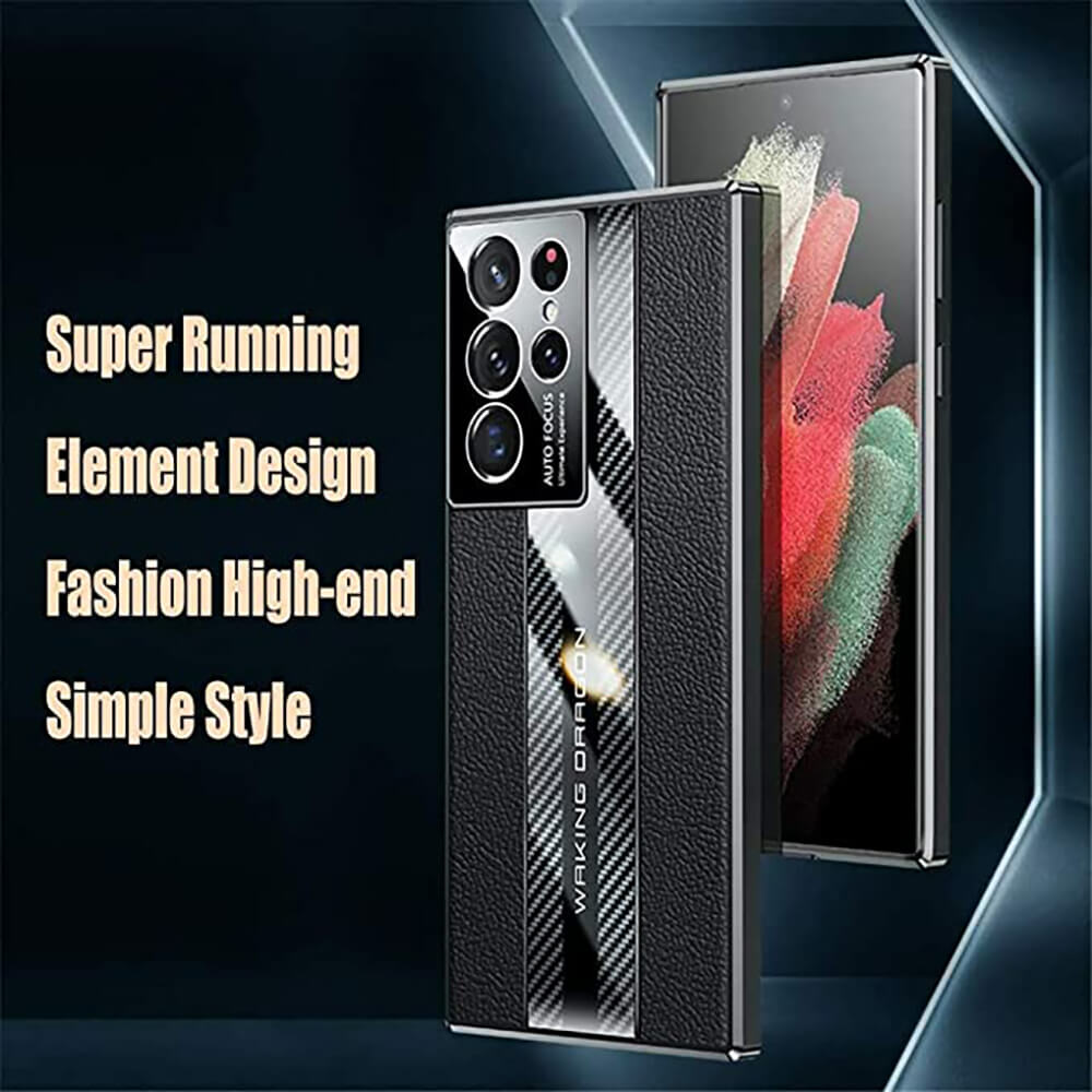 Luxury Genuine Leather Samsung S23 S23 Ultra Case