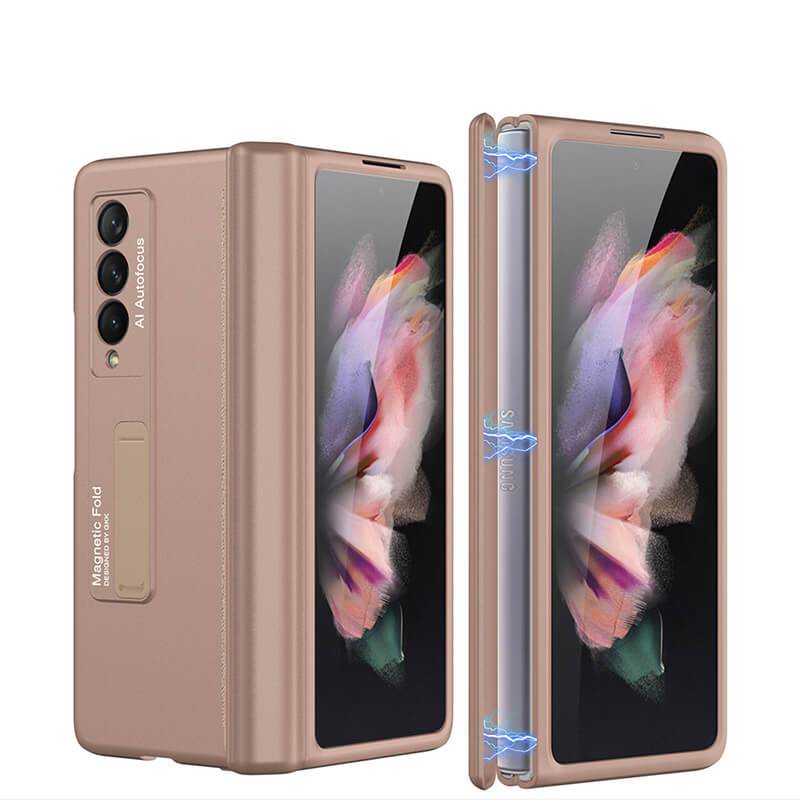 Magnetic Frame Plastic Stand All-included Case For Samsung Galaxy Z Fold 2 3 5G - GiftJupiter