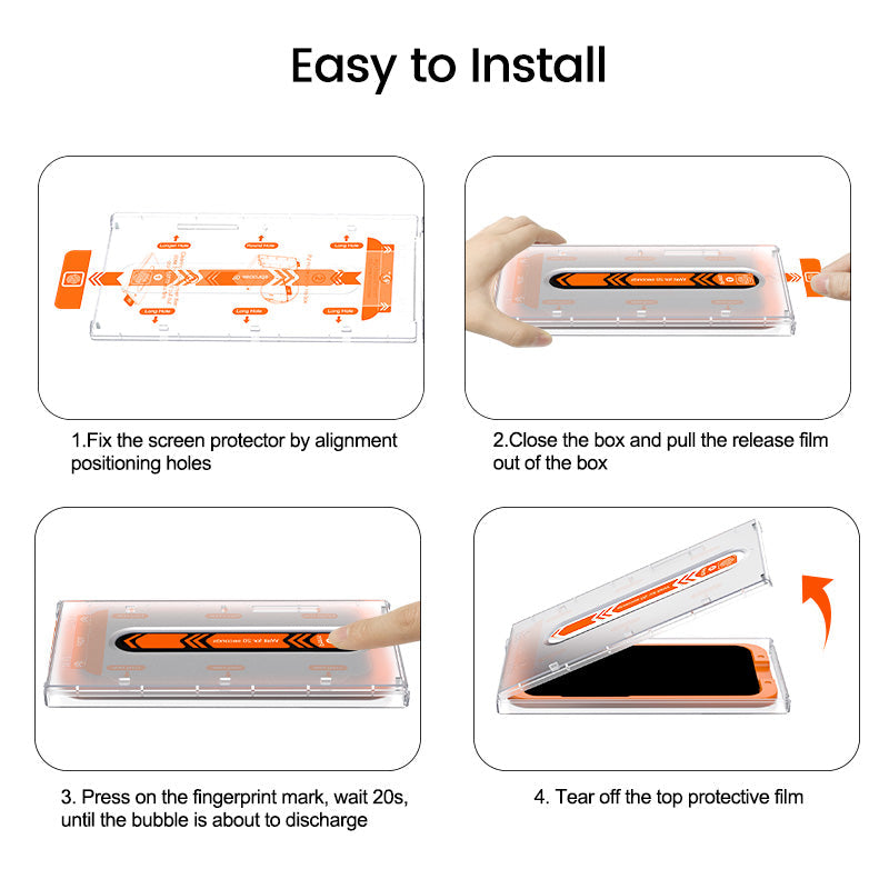 Auto Alignment iPhone Screen Protector Easy-install  Screen Protector For Samsung Galaxy S22 S22+