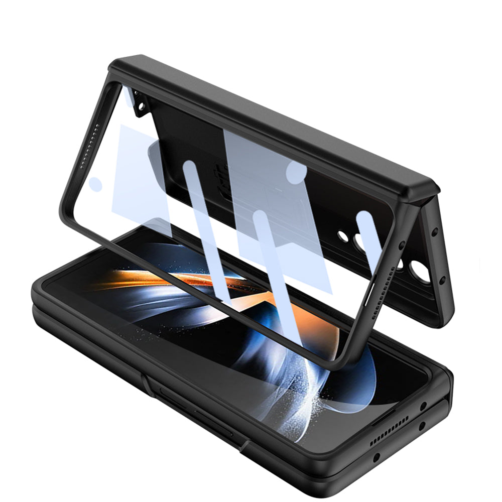 Magnetic Samsung Galaxy Z Fold4 5G Case Hinge Full Protect Case With Tempered Film