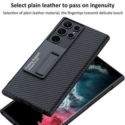 NEWEST Magnetic Holder Leather Case for Samsung Galaxy S22 Ultra 5G Samsung Cases