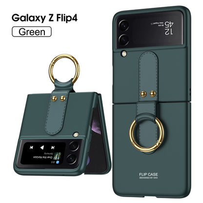 Ultra-Thin Galaxy Z Flip4 5G All-inclusive Electroplating Ring Case