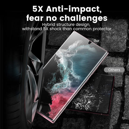 Auto Alignment Kit Ceramic HD TransparentScreen Protector For Samsung Galaxy S22 S21 Ultra