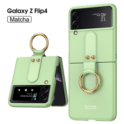 Ultra-Thin Galaxy Z Flip4 5G All-inclusive Electroplating Ring Case