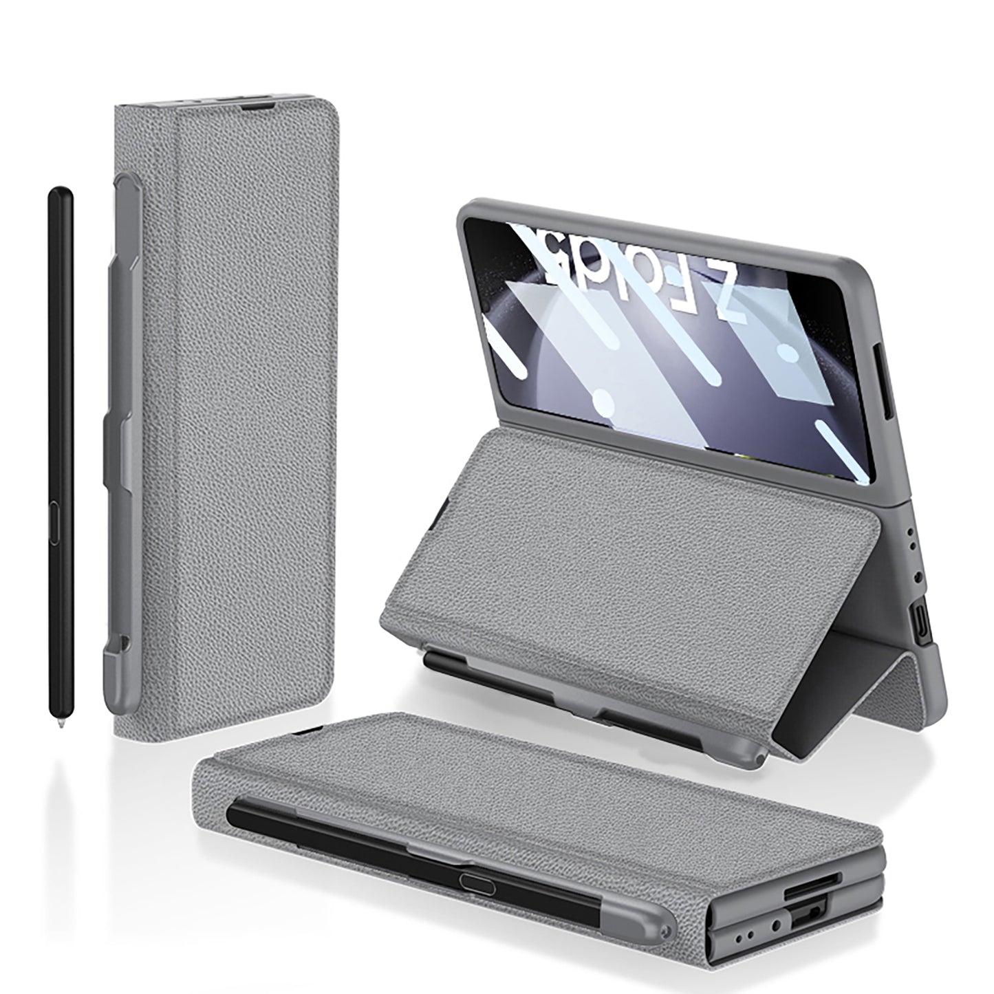 Business Style Galaxy Z Fold5 Case with Slim S Pen Slot