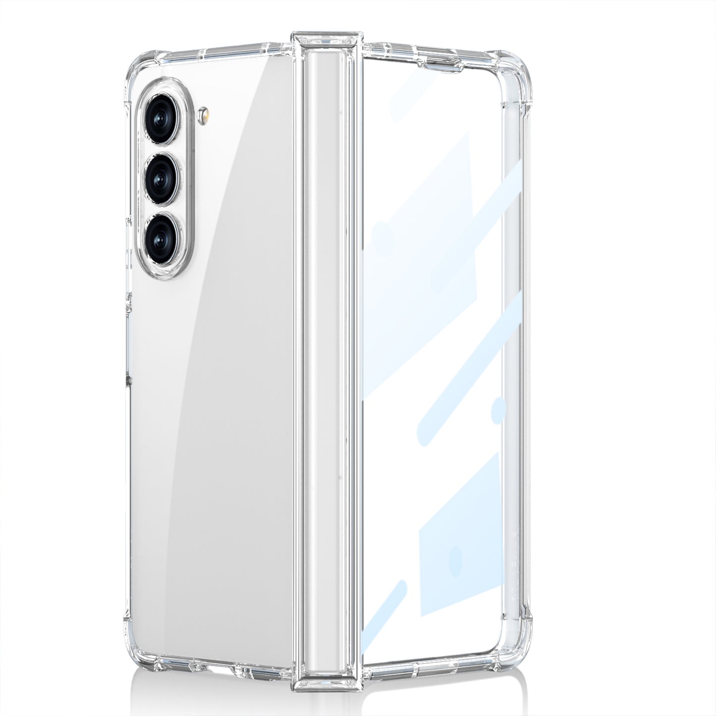 Samsung Galaxy Z Fold5 Air Bag Anti-Crash Shell Case Membrane Integrated Come with Protective Film