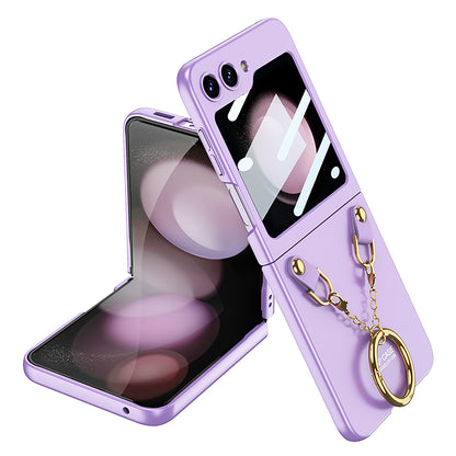 Necklace Ring Shell Case For Samsung Galaxy Z Flip5