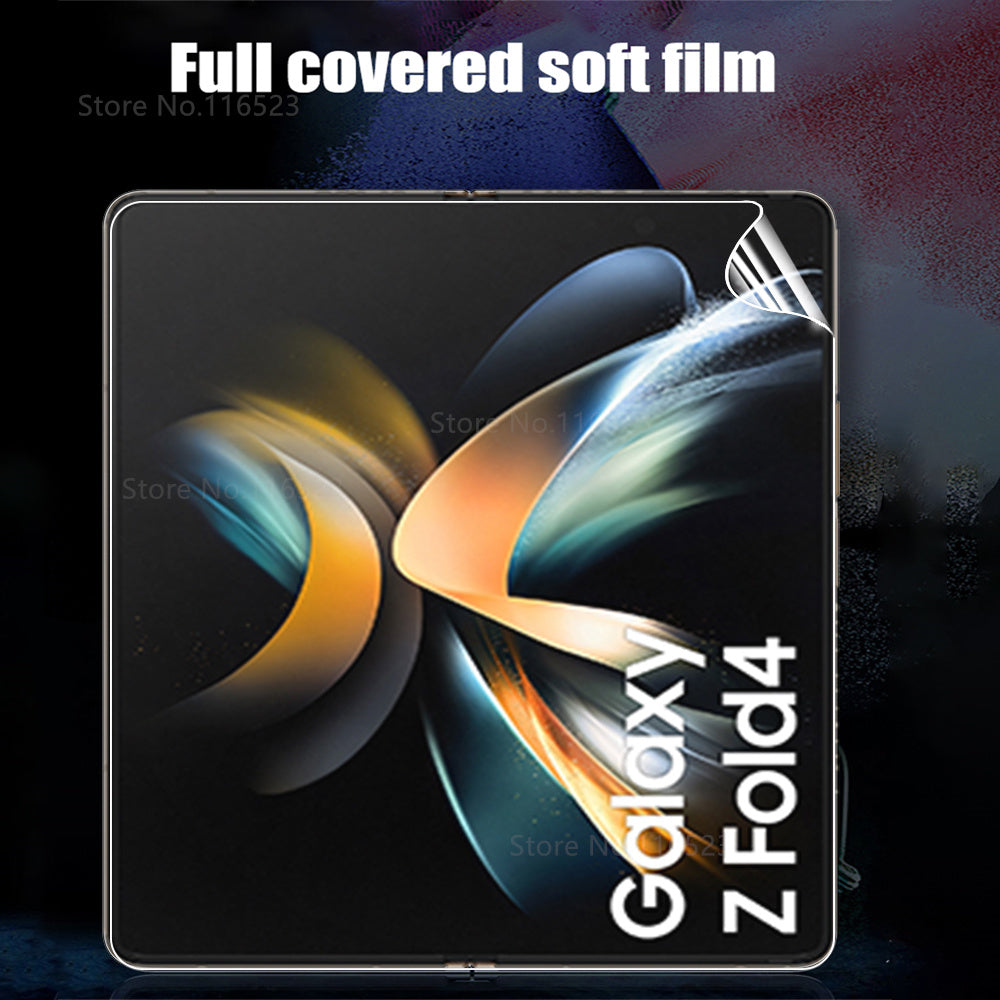 Front Back Screen Protector For Samsung Galaxy Z Fold 4 5G Soft Hydrogel Film