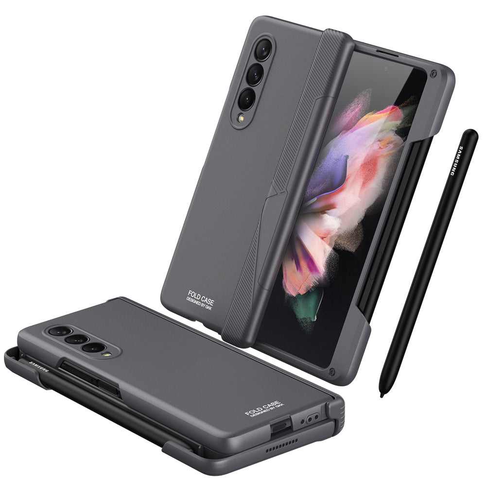 Samsung Galaxy Z Fold 3 5G Cover Magnetic Hinge Side Pen Slot Protection Plastic Case For Galaxy Z Fold3