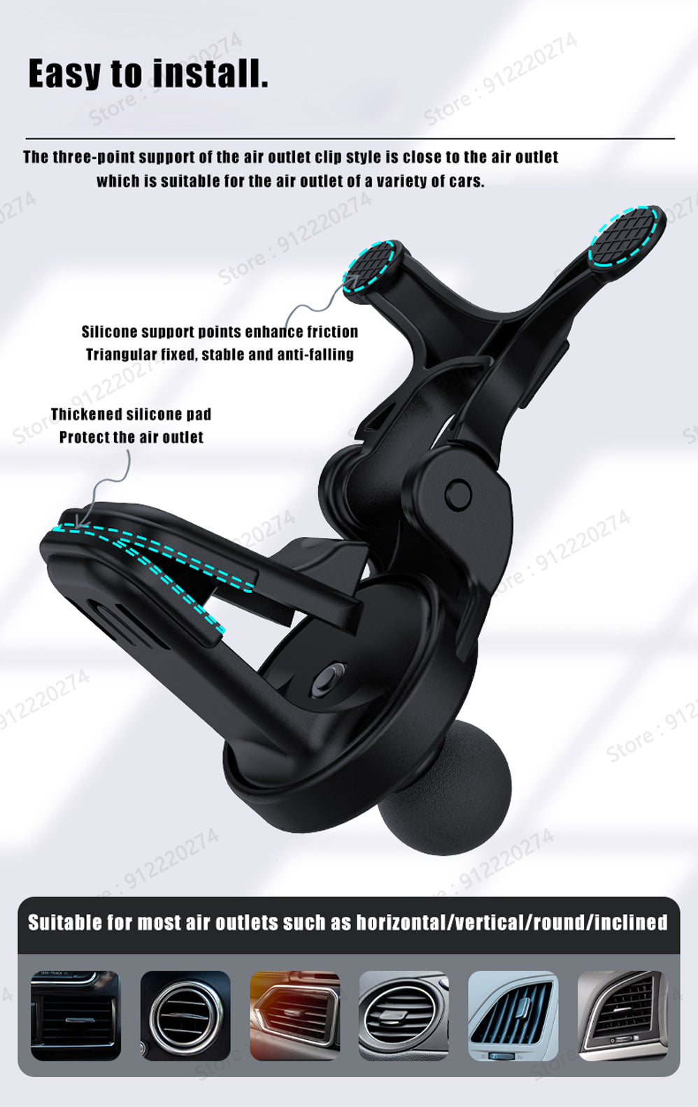 Samsung Galaxy Z Fold 2 3 Wireless Car Charger Stand Holder