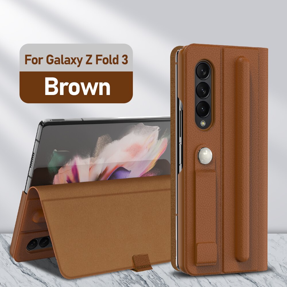 Gucci Ong Brown Case for Samsung Galaxy Z Fold 3 and other phones