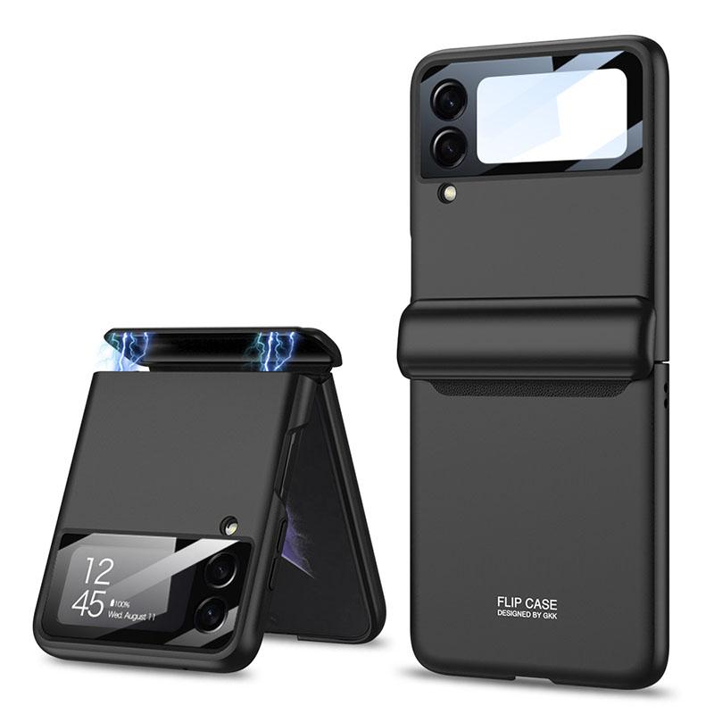 Magnetic Hinge Protection Galaxy Flip4 5G Case With Capacitive Pen