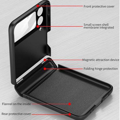 Magnetic Hinge Protection Galaxy Flip4 5G Case With Capacitive Pen