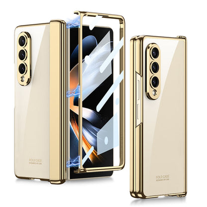 Magnetic Hinge Phantom Case For Galaxy Z Fold4 5G With Film Protector