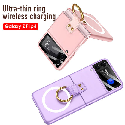Ultra-Thin Magsafe Case For Samsung Galaxy Z Flip4 5G with Stand