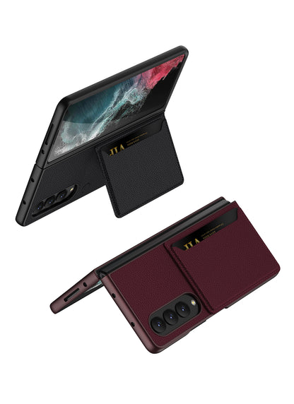 Leather Cardholder Case  All-included Wallet Case For Samsung Z Fold4 5G
