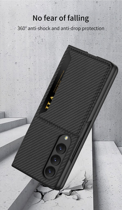 Leather Cardholder Case  All-included Wallet Case For Samsung Z Fold4 5G