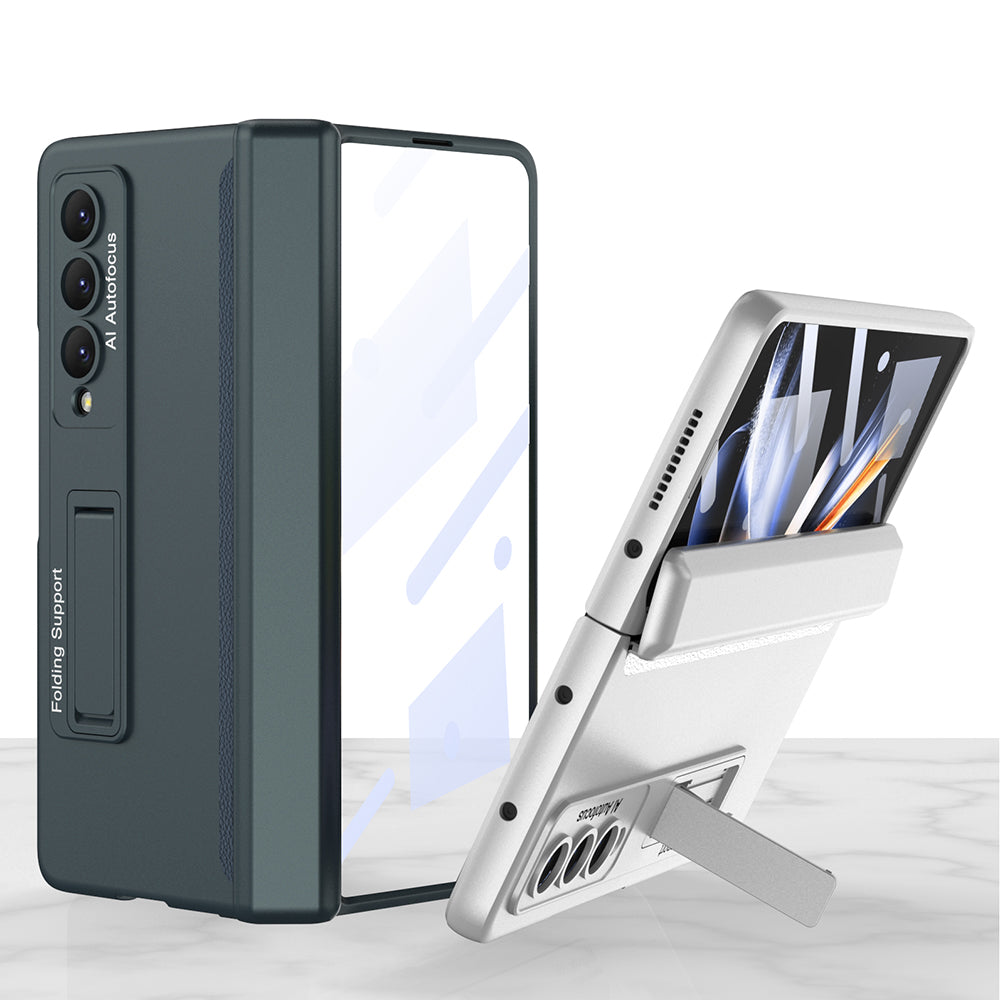 Magnetic Samsung Galaxy Z Fold4 5G Case Hinge Full Protect Case With Tempered Film