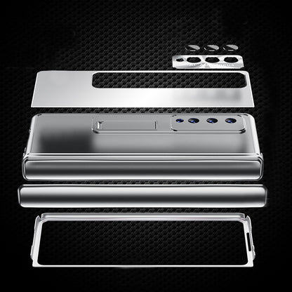 Aluminum Alloy Frame for Samsung Galaxy Z Fold4 5G All-Inclusive Electroplating Cover Z Fold4 5G Cases