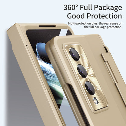 Hinge All-inclusive Drop-Proof Phone Case For Samsung Galaxy Z Fold3 Fold4 5G With Screen Protector