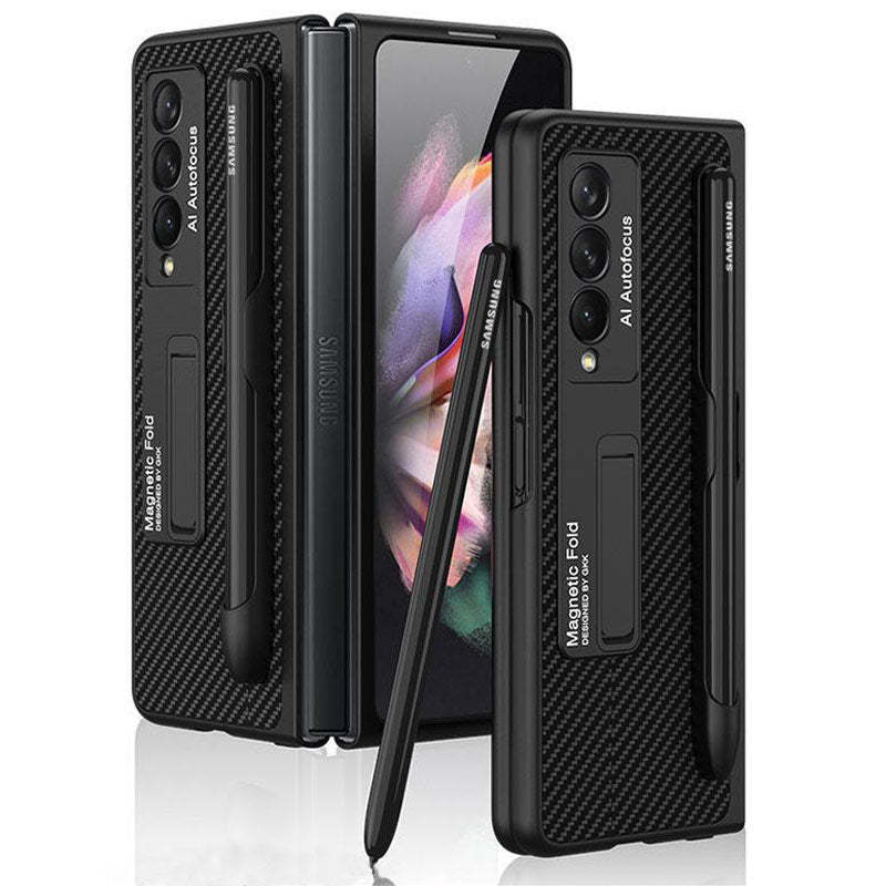 Heavy Duty Samsung Galaxy Fold 3 5G Case With Kickstand & Hinger Protector
